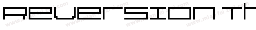 Reversion Thin字体转换